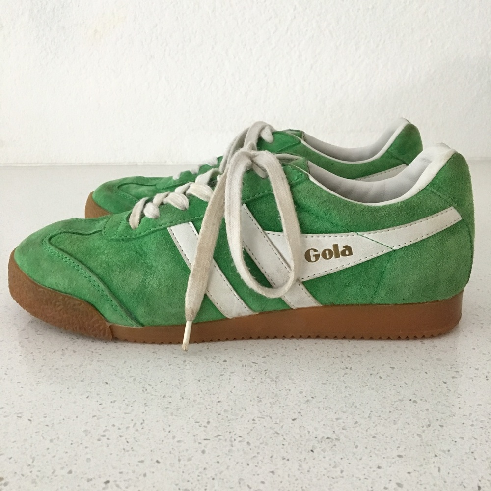 Gola Green Suede Sneaker